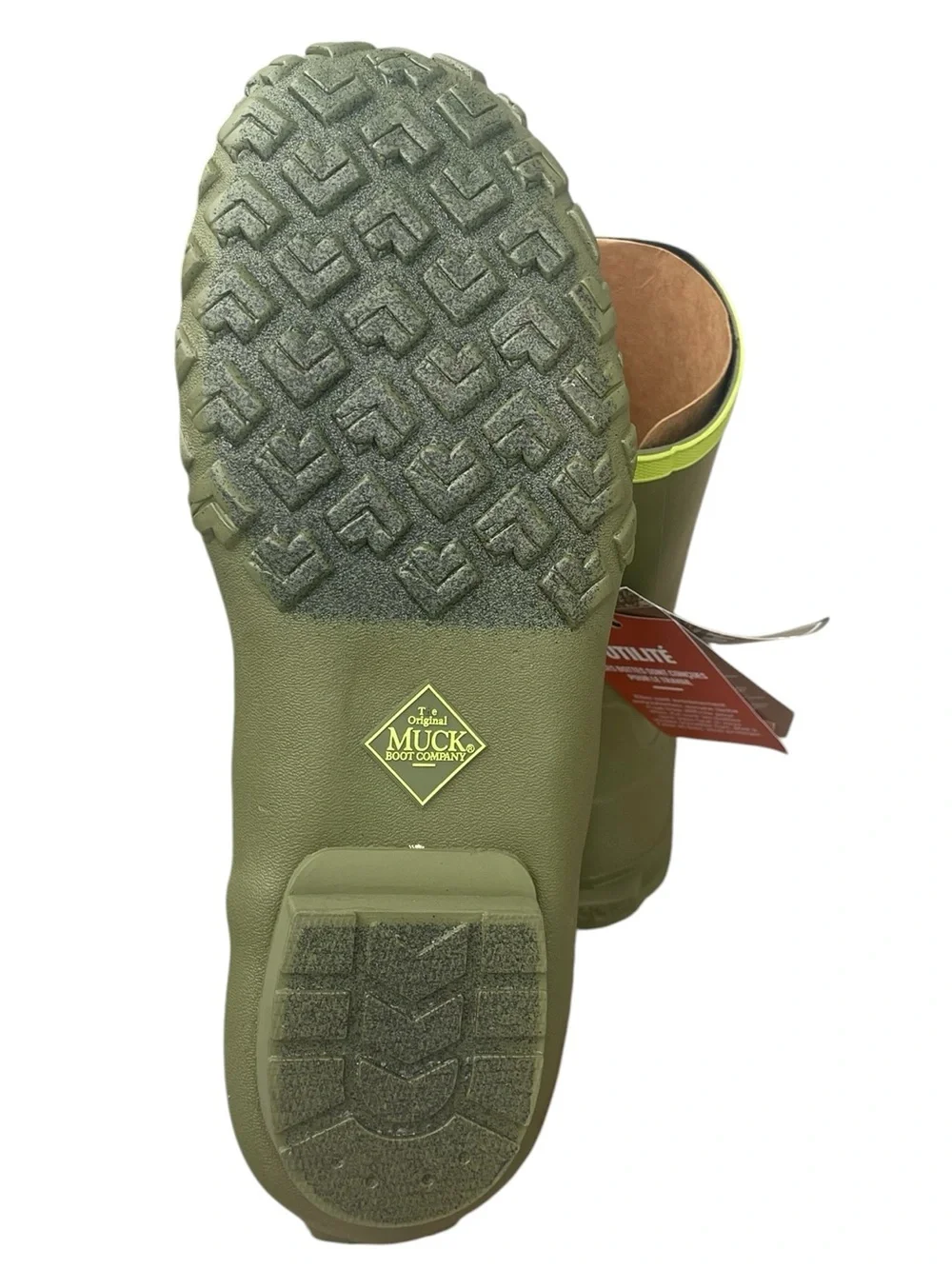 The Muck Boot Company Men’s Harvester 12” Rubber Boot, Olive, Size 13, NIB